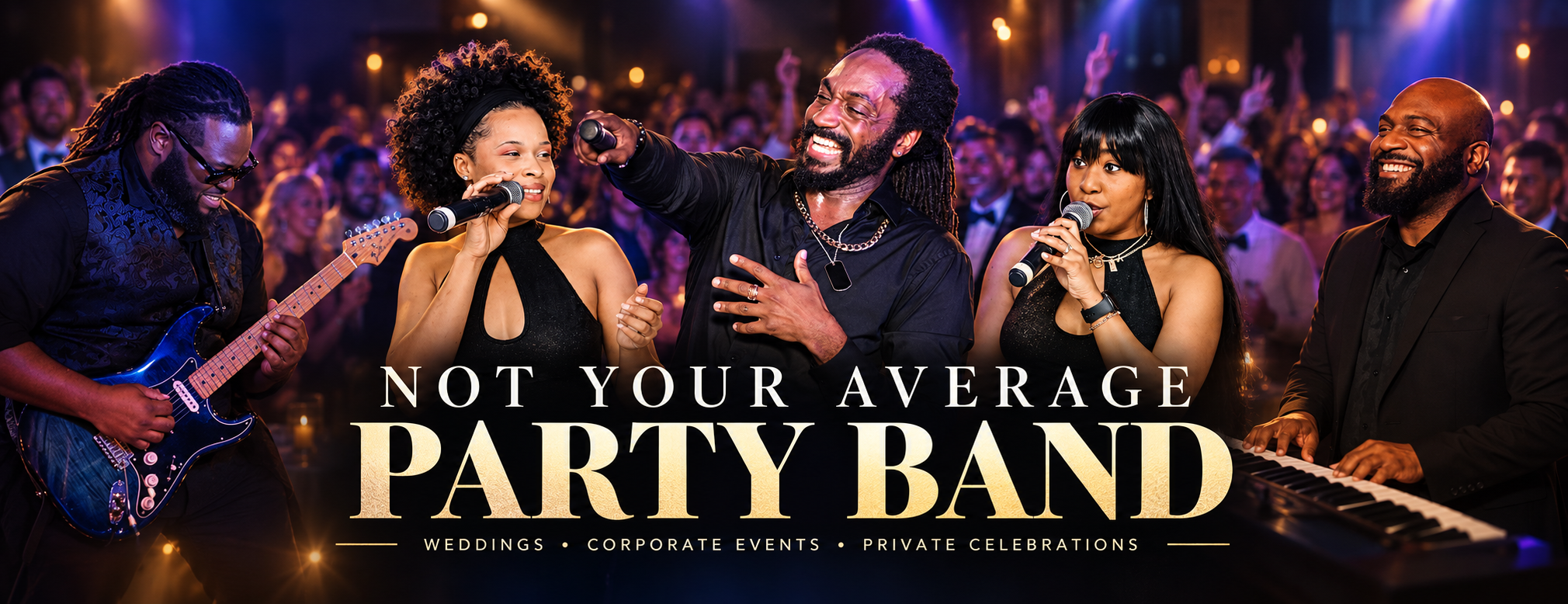 Wedding dj & live music by Not Your Average Party Band in Charlottesville, VA