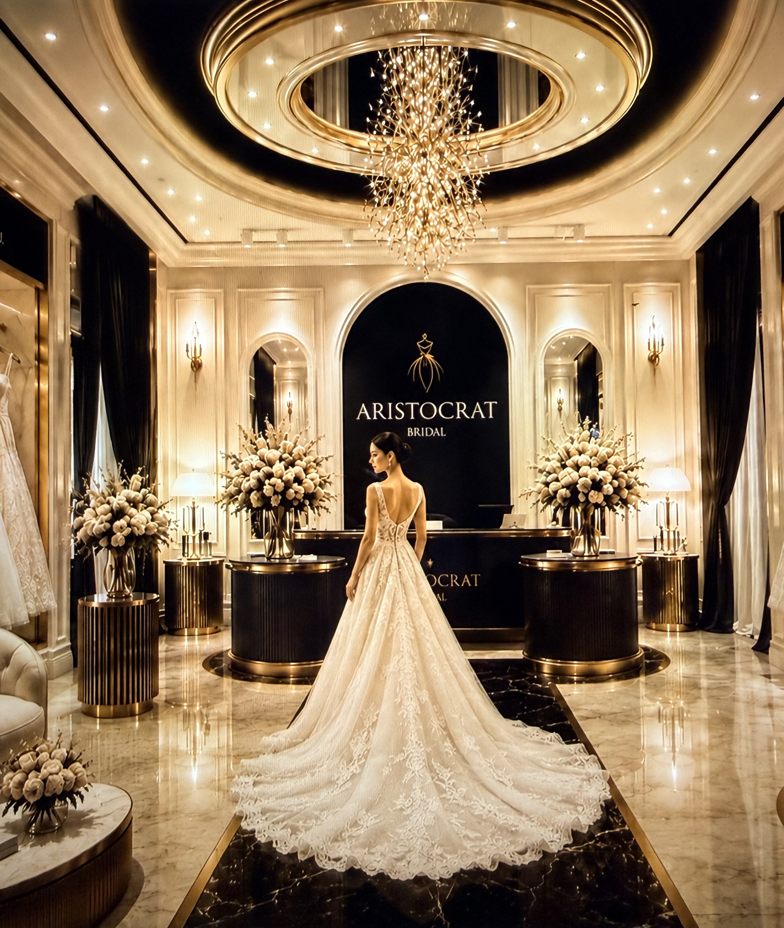 Wedding venue by Aristocrat Bridal in Little Elm, TX